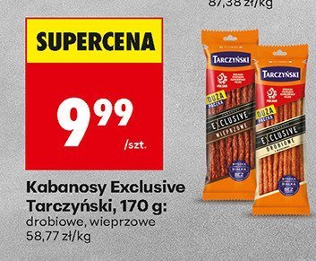 Kabanosy Exclusive wieprzowe promocja w Biedronka