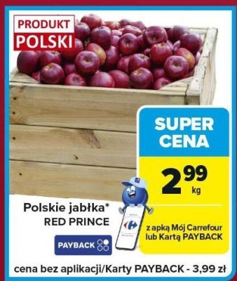 Polskie jabłka RED PRINCE promocja w Carrefour Express