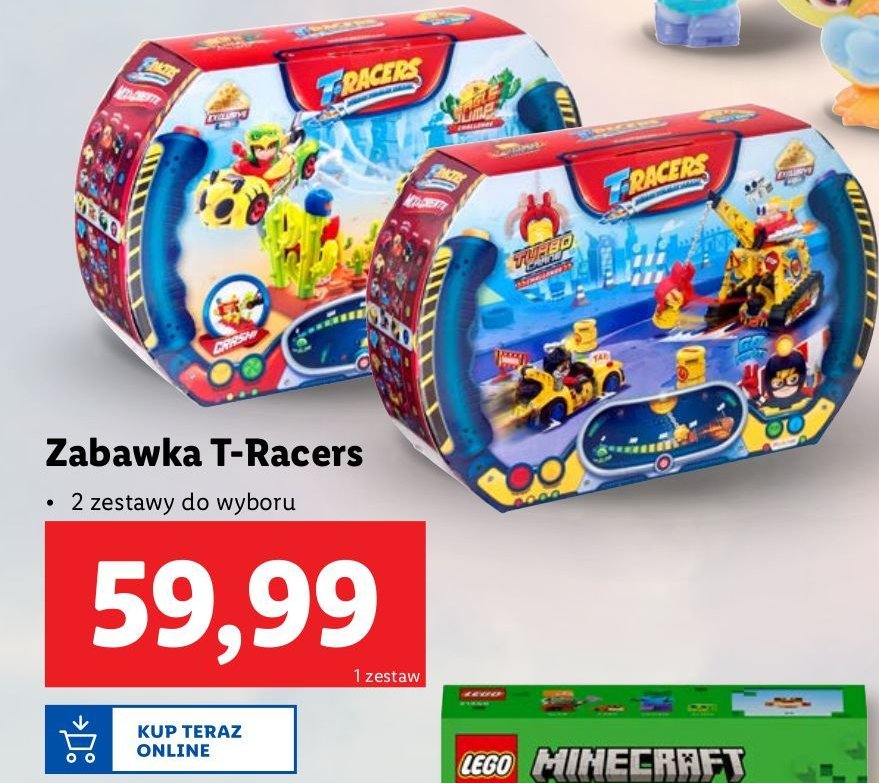 Zabawka t-racers promocja