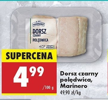 Dorsz czarny polędwica Marinero promocja