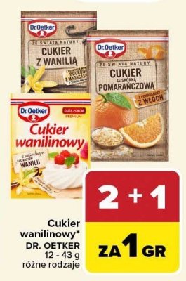 Cukier wanilinowy różne rodzaje promocja w Carrefour Market