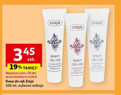 Krem do rąk z proteinami jedwabiu Ziaja podstawowa pielęgnacja promocja