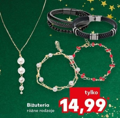 Biżuteria różne rodzaje promocja w Kaufland