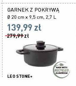 Garnek z pokryw膮 20 cm leo stone+ Berghoff promocja