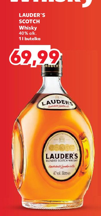 Whisky Lauder's promocja w Kaufland