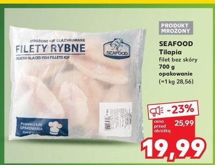 Tilapia filety Seafood promocja w Kaufland