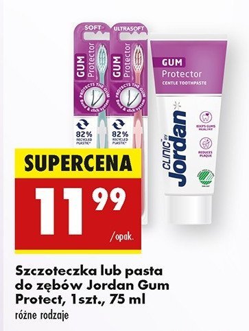 Szczoteczka do zębów soft Jordan gum protector promocja w Biedronka