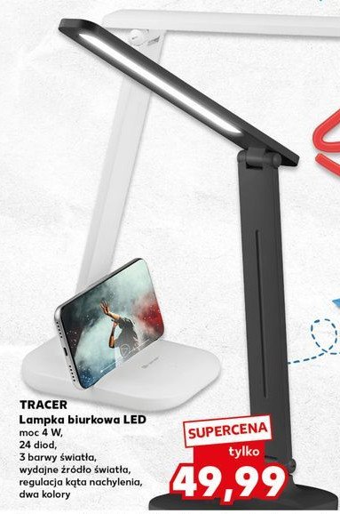 Lampka biurkowa led Tracer promocja