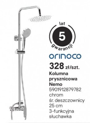 Kolumna prysznicowa Nemo promocja w Castorama