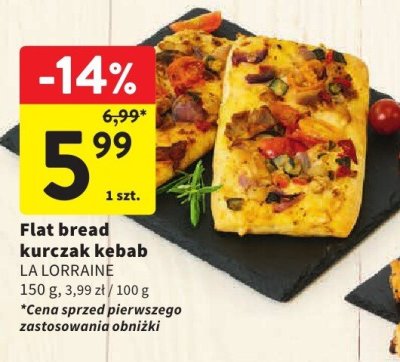 Flat bread kurczak kebab LA LORRAINE promocja w Intermarche