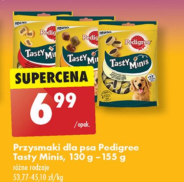 Przysmak dla psa z serem i wo艂owin膮 PEDIGREE TASTY MINIS promocja