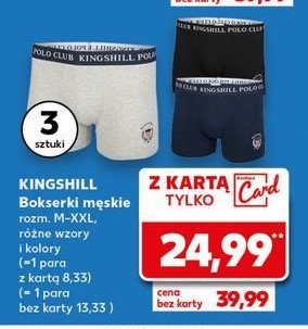 Bokserki męskie m-xxl Kingshill promocja w Kaufland
