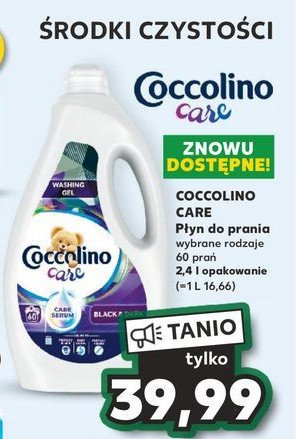 Żel do prania black & dark Coccolino care promocja