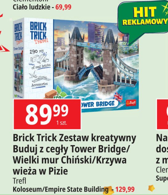 Klocki brick trick koloseum Trefl promocja