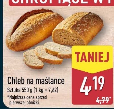Chleb na ma艣lance Pieku艣 promocja w Aldi