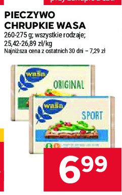 Pieczywo chrupkie original Wasa promocja