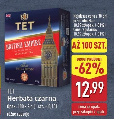 Herbata Tet british empire promocja w Aldi