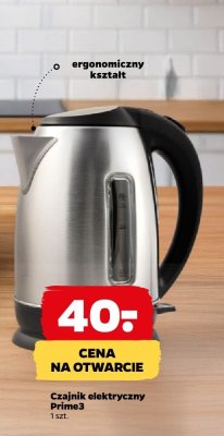 Czajnik elektryczny szklany 1.8 l Hoffen promocja w Netto