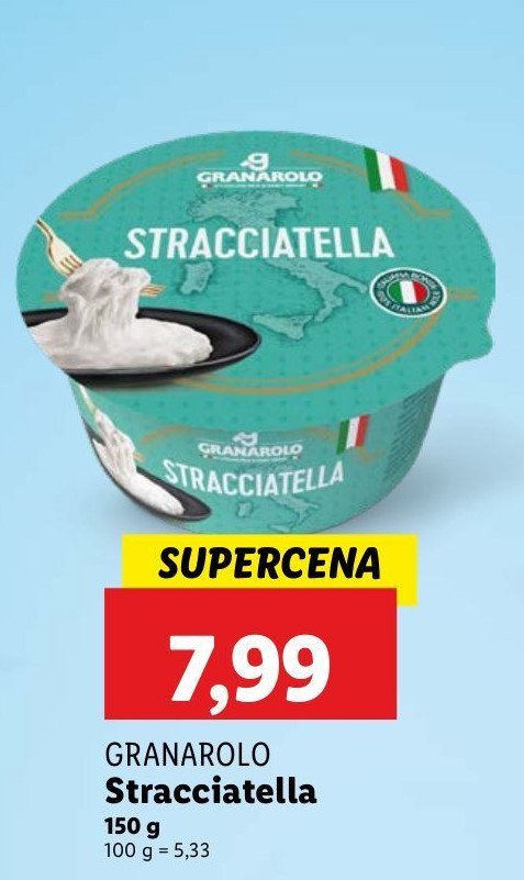 Ser straciatella GRANAROLO promocja w Lidl