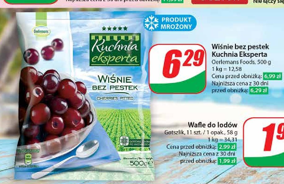 Wiśnie bez pestek KUCHNIA EKSPERTA promocja w Dino