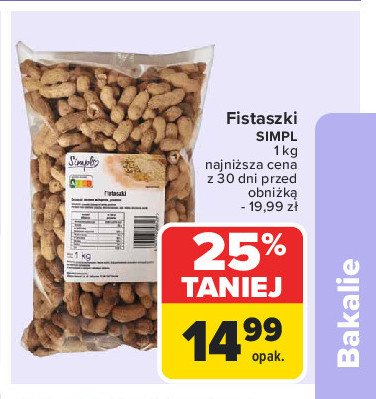 Fistaszki Simpl promocja w Carrefour Market