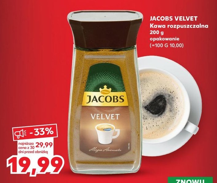 Kawa Jacobs velvet promocja w Kaufland