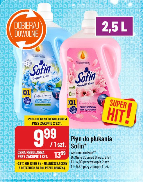 Płyn do płukania floral passion SOFIN COMPLETE CARE promocja