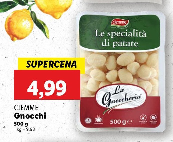 Gnocchi CIEMME IL POETA promocja