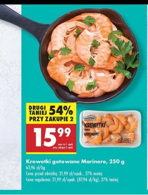 Krewetki białe gotowane Marinero promocja