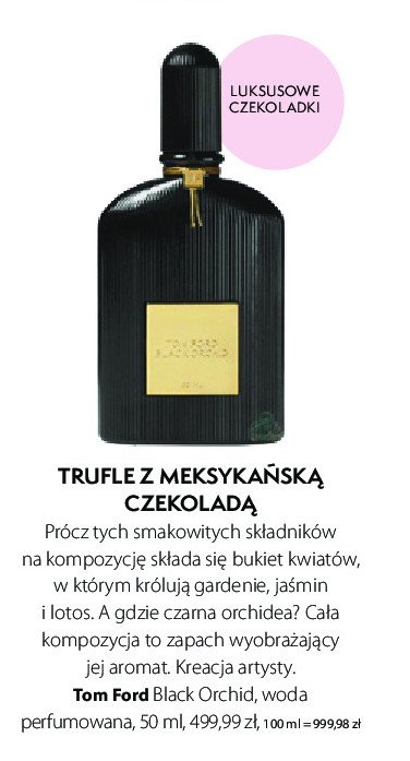 Woda perfumowana TOM FORD BLACK ORCHID promocja