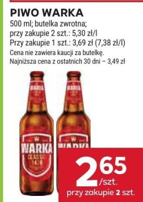 Piwo promocja w Stokrotka