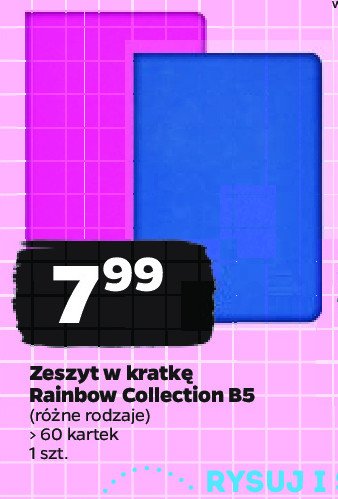 Zeszyt b5/60 k. rainbow Herlitz promocja