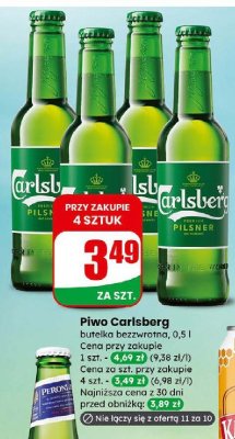 Piwo Carlsberg Premium Pilsner promocja w Dino