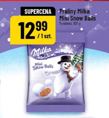 Praliny Milka Mini Snow Balls Mondelez promocja w POLOmarket