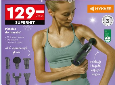 Pistolet do masażu promocja w Biedronka