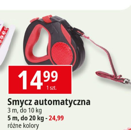 Smycz automatyczna dla psa 3 m max 10 kg promocja w Biedronka