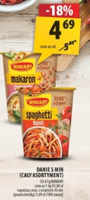Danie 5 min Winiary (cały asortyment) promocja w Arhelan