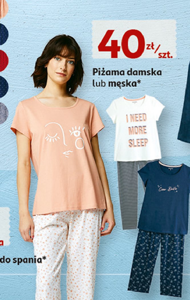 Piżama męska Auchan inextenso promocje