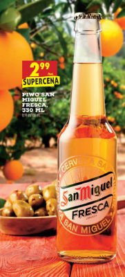 Piwo San miguel fresca promocja