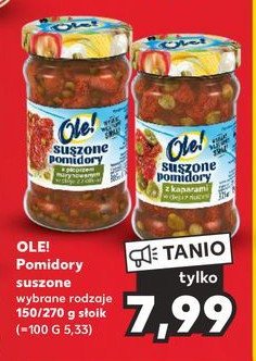 Pomidory suszone krojone w paski Ole! promocja