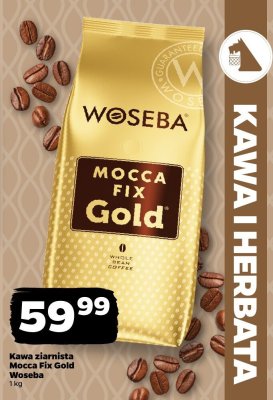 Kawa ziarnista Mocca Fix Gold 1 kg Woseba promocja w Netto