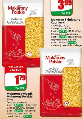 Makaron gwiazdki  promocja w Dino