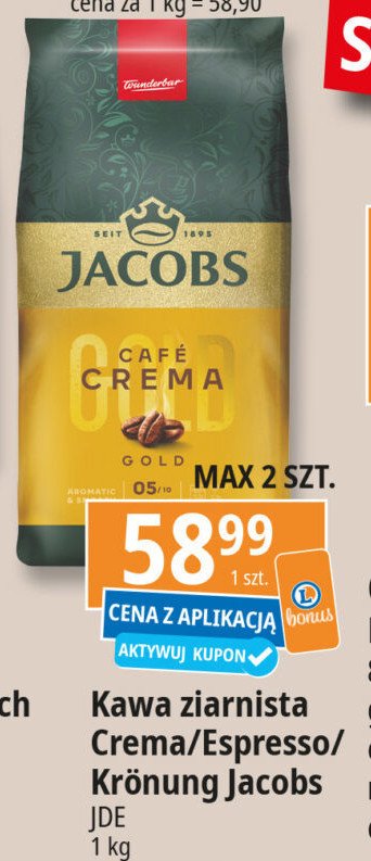 Kawa Jacobs espresso promocja w Leclerc