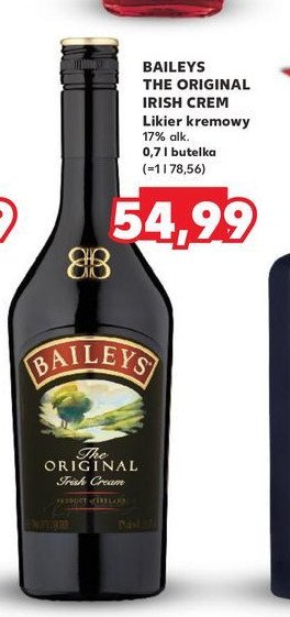 Likier Baileys original irish cream promocja w Kaufland