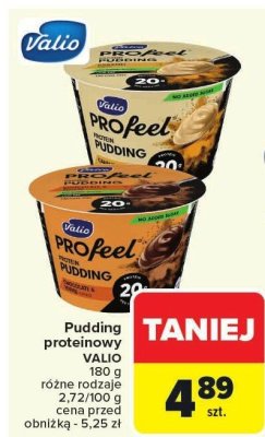 Pudding proteinowy VALIO 180g promocja w Carrefour