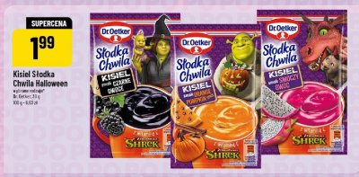 Kisiel Słodka Chwila Halloween wybrane rodzaje Dr. Oetker promocja w POLOmarket