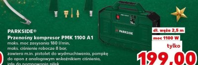 Precyzyjny Kompresor PMK 1100 A1 PARKSIDE promocja w Kaufland