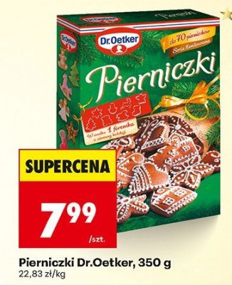 Pierniczki Dr.Oetker promocja w Biedronka