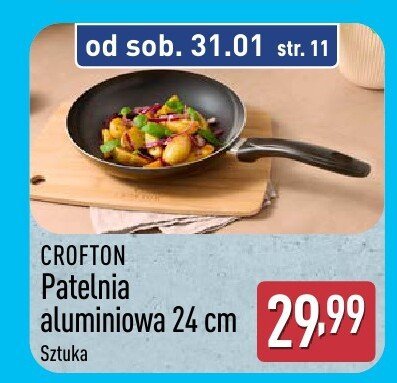 Patelnia aluminiowa 24 cm promocja w Aldi