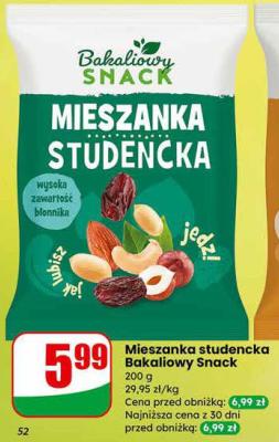Mieszanka studencka  promocja w Dino